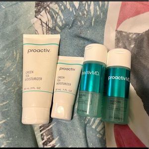 NEW PROACTIV BALANCING TONER & GREEN TEA MOISTURIZER.